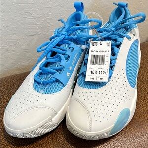 Brand New Adidas D.O.N. Issue 5 Lightstrike White & Blue Basketball Sneakers!